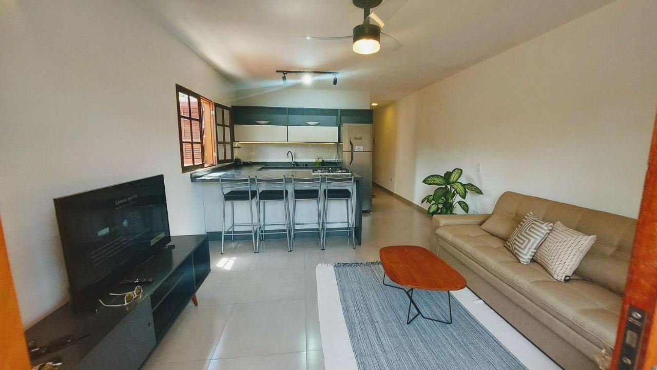 פאראטי Algodao - Novo Flat Com Piscina, 50Mts Da Praia, Churrasqueira Privativa, Ar Con, Wi-Fi, Netflix, Garagem מראה חיצוני תמונה